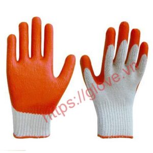 găng tay dệt máy 7g nhúng một mặt