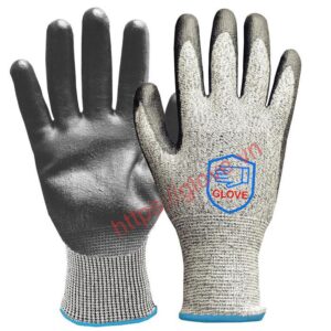 găng tay dệt kim phủ NBR