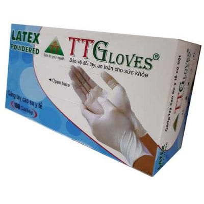 Gang tay cao su y tế latex có bột TTglove