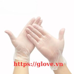 Gang tay y tế làm từ vinyl