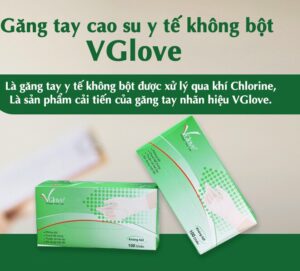 GĂNG TAY LATEX CÓ BỘT VGLOVE
