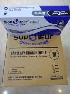 Găng Tay Y Tế Superieur Màu Đen