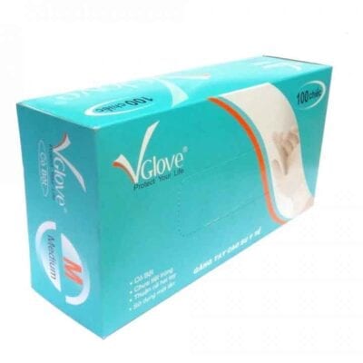 Găng tay Latex y tế có bột Vglove