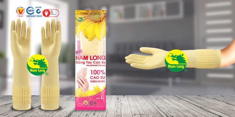GĂNG TAY CAO SU GIA DỤNG SIZE DÀI L