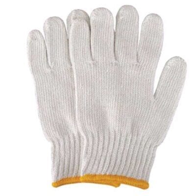 Găng tay sợi poly dệt máy 10G loại 60 gam