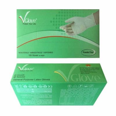 Gang tay y tế không bột Vglove size S