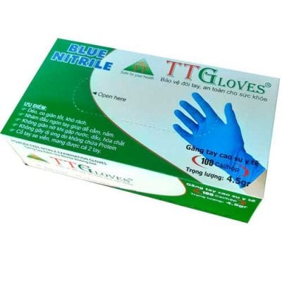 Gang tay cao su y tế không bột nitrile TTglove