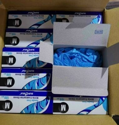 Găng tay y tế nitile không bột